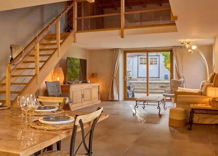 Des 3 Sourires - Grand Jardin Prive Ferienhaus Eynesse